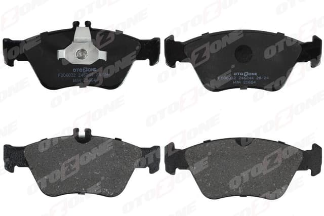 OTOZONE FREN BALATASI ON MERCEDES W202 S202 C208 W210 S210 C140 R170 A0054204720 OEM: A0054204720 - OTOZONE FDO6032 kodlu oto yedek parça