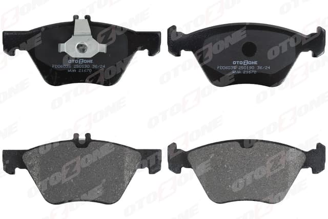 OTOZONE FREN BALATASI ON MERCEDES W210 W211 S211 C208 A208 A0044200720 OEM: A0044200720 - OTOZONE FDO6035 kodlu oto yedek parça