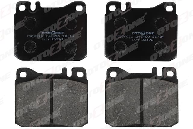 OTOZONE FREN BALATASI ON MERCEDES W123 S123 W116 R107 A0004206320 OEM: A0004206320 - OTOZONE FDO6038 kodlu oto yedek parça