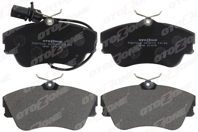 OTOZONE ÖN BALATA FİŞLİ TRANSPORTER T4 -CARAVELLA 90-4.03 GDB1367 OEM: 7D0698151B-7D0698151G - OTOZONE FDO7016 kodlu oto yedek parça