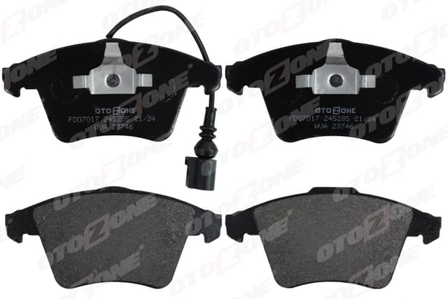 OTOZONE ÖN BALATA FİŞLİ TRANSPORTER T5 16 JANT YM KALIN 03 GDB1555 OEM: 7H0698151-7H0698151B - OTOZONE FDO7017 kodlu oto yedek parça