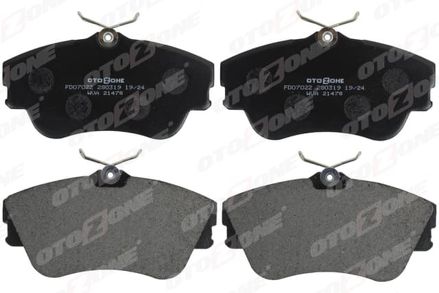 OTOZONE ÖN FREN BALATASI T4 97-03 2.4 TDI 701698151D-701698151E-701698151J OEM: 701698151D-701698151E-701698151J - OTOZONE FDO7022 kodlu oto yedek parça