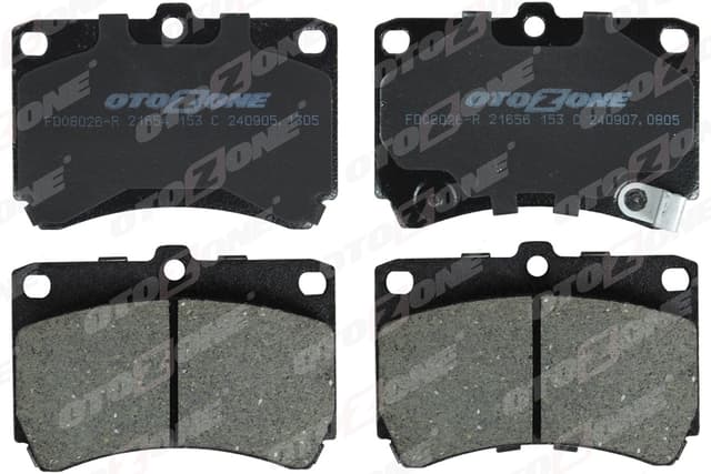 OTOZONE ÖN FREN BALATA MAZDA 323 1.6L B6 BG 89-95 / 1.5L Z5 DOHC BA 96-98 OEM: BRY73323ZA- B5Y63323Z-WVA21655 - OTOZONE FDO8026-R kodlu oto yedek parça