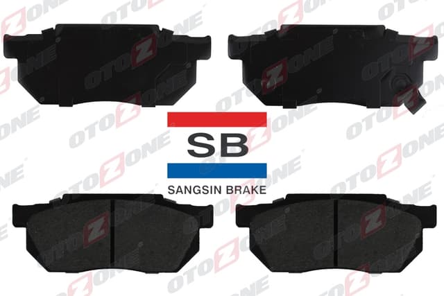 OTOZONE ÖN BALATA ACCORD 1.8- CIVIC 1.4-1.5-1.6 87/89 GDB358 OEM: 45022SH3G02-45022SB0671-WVA20959 - OTOZONE FDO9008 kodlu oto yedek parça