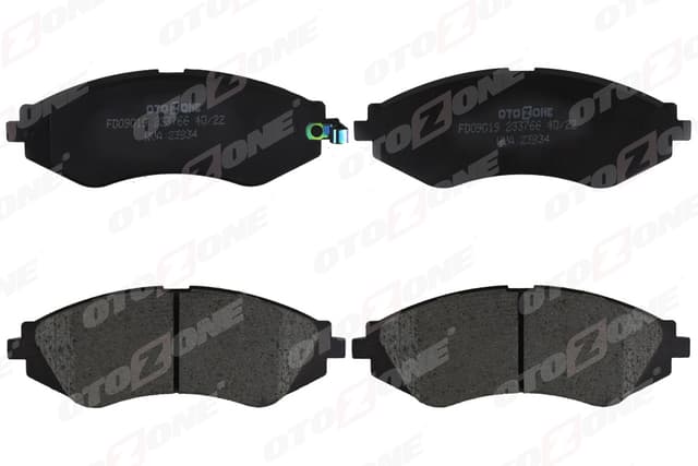 OTOZONE ÖN FREN BALATASI LACETTI 1.4-1.6-1.8 2.0D 04 NUBIRA 1.4-1.6-1.8 2.0D 04 OEM: 96405129-96495227-96245178-96253367 - OTOZONE FDO9019 kodlu oto yedek parça