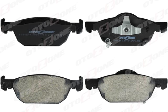 OTOZONE ÖN FREN BALATA HONDA ACCORD 2.0L R20A3 CU 08- OEM: 45022TL1G00-45022TL1G01 - OTOZONE FDO9182-R kodlu oto yedek parça