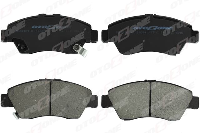 OTOZONE ÖN FREN BALATA BÜYÜK TİP HONDA CIVIC 1.6L B16A2 VTEC 16v 160hp EK 96-98 / 1.4L D14 3 kapı - H/B ES 01-05 kalınlık : 16.00 mm FTE KIRMIZI KUTU 45022SR3V01-45022S5AG01-45022S5AE50 OEM: 45022SR3V01-45022S5AG01-45022S5AE50 - OTOZONE FDO9183-R kodlu oto yedek parça