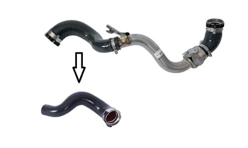 OTOZONE TURBO HORTUMU BÜYÜK RENAULT TRAFIC III 15> OPEL VIVARO B 15> 1.6dCi METAL BORU HARİÇ OEM: 144603145R-4422245 - OTOZONE HOB1053 kodlu oto yedek parça