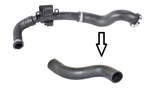 OTOZONE TURBO HORTUMU BÜYÜK RENAULT KANGOO EXPRESS II 1.5 DCİ 08 > OEM: 8200534296 - OTOZONE HOB1064 kodlu oto yedek parça