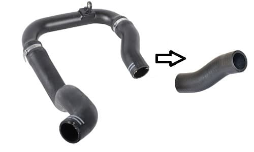 OTOZONE TURBO HORTUMU KÜÇÜK FIAT GRANDE PUNTO 1.3 MJTD 05 > OEM: 55703078 - OTOZONE HOB2180 kodlu oto yedek parça