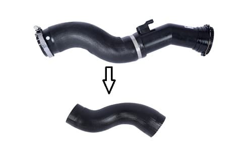 OTOZONE TURBOSARJ HORTUMU SAG BMW N13 F20 F21 F30 F31 F35 OEM: 13717597588 - OTOZONE HOB6046 kodlu oto yedek parça