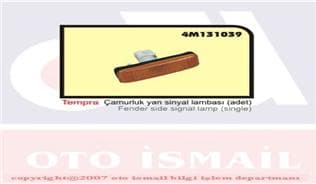 OZAR ÇAMURLUK YAN SİNYAL LAMBASI TMPR 7672085 OEM: 7672085 - OZAR 4M131039 kodlu oto yedek parça