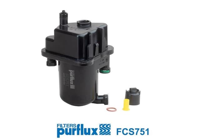 PURFLUX YAKIT FİLTRESİ CLIO III-MODUS 1.5 DCI 07> 65/80 hp SENSÖRLÜ OEM: 7701479151-7701062072 - PURFLUX FCS751 kodlu oto yedek parça