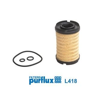PURFLUX YAĞ FİLTRESİ CADDY III-GOLF VI-JETTA III-IV-PASSAT-POLO-TIGUAN-TOURAN-T5-OCTAVIA-LEON-IBIZA-A1-A3-A4 03L115466-03L115562 OEM: 03L115466-03L115562 - PURFLUX L418 kodlu oto yedek parça