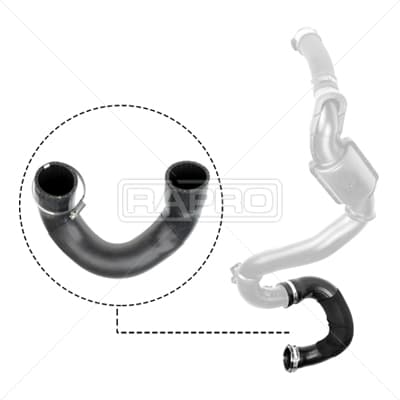 RAPRO TURBO HORTUMU RENAULT TRAFIC II 06> OPEL VİVARO A 06> 2.0dCi 2.0CDTI BÜYÜK OEM: 144607066R-8200808665-93861970 - RAPRO 12624 kodlu oto yedek parça