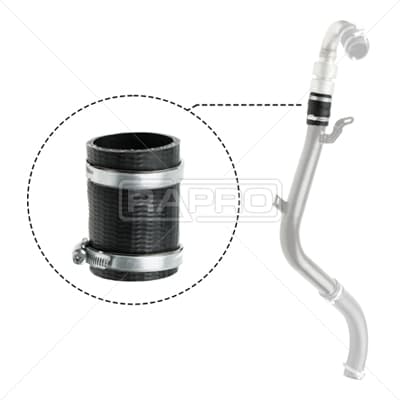 RAPRO TURBO HORTUMU FORD FOCUS-C MAX 04> 2.0 TDCİ KÜÇÜK 1 PARCA ORTA OEM: 6M51 6C646 BB - RAPRO 16329 kodlu oto yedek parça