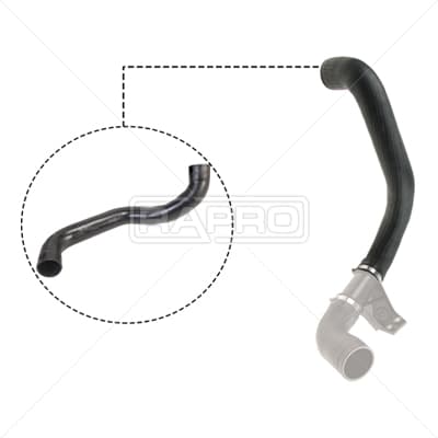 RAPRO TURBOSARJ HORTUMU SOL MERCEDES SPRINTER B901>B905 BUYUK OEM: A9015284782 - RAPRO 28300 kodlu oto yedek parça