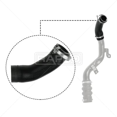 RAPRO TURBO INTERCOOLER DIRSEK HORTUMU CONNECT 1.8TDCI 75PS 90PS 06 13 OEM: 7T169F796CC-5050744-7T169F796CE - RAPRO R16239 kodlu oto yedek parça