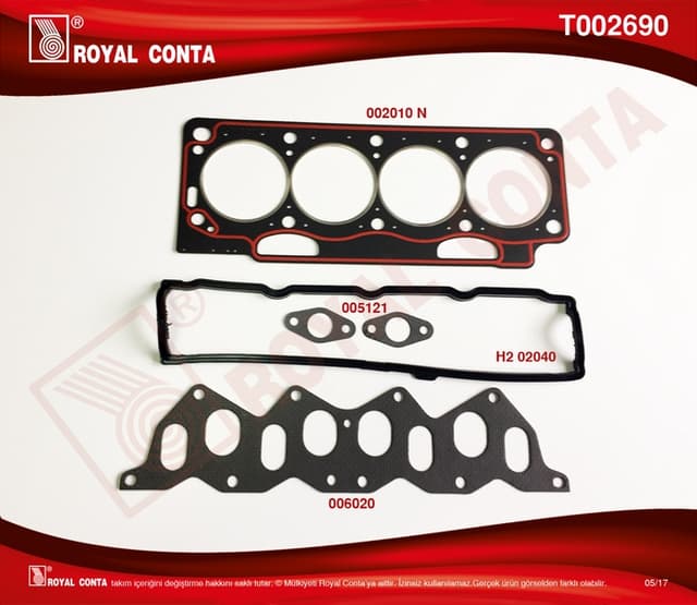 ROYAL ÜST TAKIM CONTA STD. KEÇESİZ R11 FLASH 1700 F2N  - ROYAL T002690 kodlu oto yedek parça