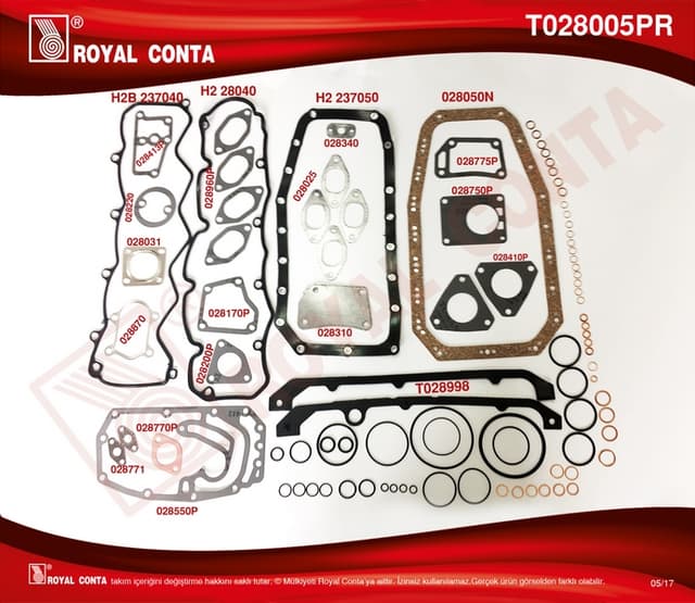 ROYAL YARIM TAKIM CONTA SKC SİZ MASTER 2.5-2.8 DTI-IVECO DAILY  - ROYAL T028005PR kodlu oto yedek parça