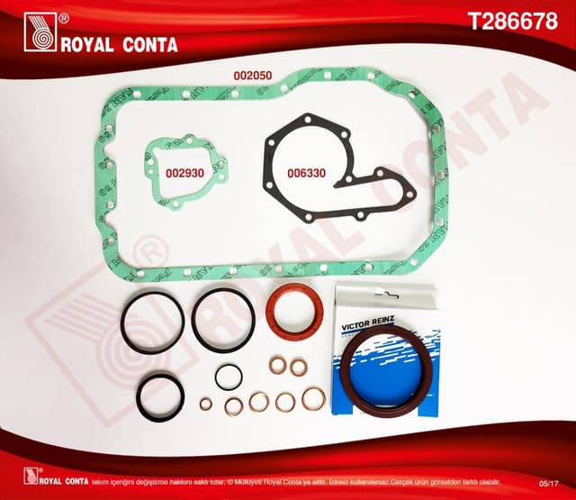 ROYAL MOTOR ALT TAKIM CONTA SKT KEÇELİ LGN 1.8-MGN 2.0 F3P-F3R  - ROYAL T286678 kodlu oto yedek parça