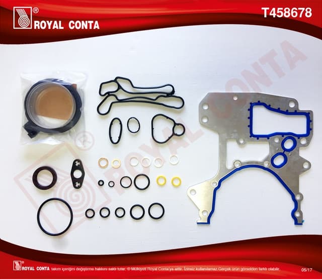 ROYAL ALT TAKIM CONTA REİNZ KEÇELİ ASTRA H-J-INSIGNIA 1.6 16V 116HP A16XER-Z16XER 1606413-55568528 OEM: 1606413-55568528 - ROYAL T458678 kodlu oto yedek parça