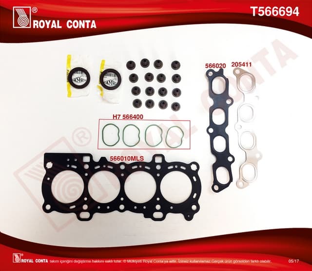 ROYAL ÜST TAKIM CONTA SKT KEÇELİ SUBP.LAST SUBAP KAPAK CONTASIZ FOCUS II 1.6 16V 03 100HP OEM: 3S4G6008AA - ROYAL T566694 kodlu oto yedek parça