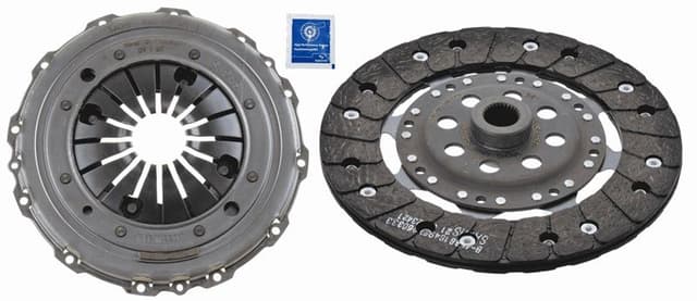 SACHS DEBRİYAJ SETİ BASKI DİSK TRANSPORTER T4 2.5TDI 09/95-12/96 ACV.AYC x 074198141AX OEM: 074198141AX - SACHS 3000831301 kodlu oto yedek parça