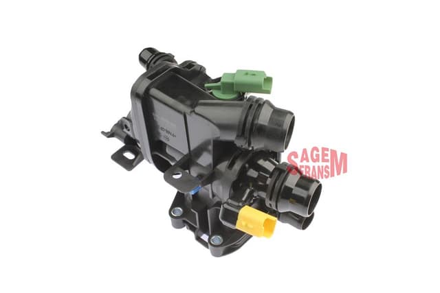 SAGEM TERMOSTAT GOVDESI KOMPLE 3008-208-3008 I-II-308 II-5008 I-II-PARTNER-BERLINGO-C3-PICASSO-C4 1.2 THP OEM: 9807198480-9806243480-3639916 - SAGEM 131215 kodlu oto yedek parça
