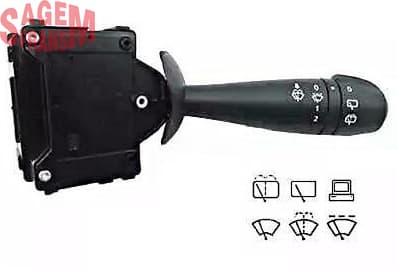 SAGEM SİLECEK KUMANDA KOLU KANGOO-CLIO-SYMBOL-LOGAN 8201168008 OEM: 8201168008 - SAGEM 171166 kodlu oto yedek parça