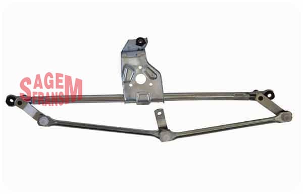 SAGEM ÖN CAM SİLECEK MEKANİZMASI FIAT DOBLO I-II 01 MOTORSUZ OEM: 46804975-51839941-46748140 - SAGEM 255101 kodlu oto yedek parça