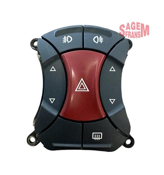 SAGEM DÖRTLÜ FLAŞÖR CAM AÇMA DÜĞMESİ DOBLO 735297542-735408797 OEM: 735297542-735408797 - SAGEM 400128 kodlu oto yedek parça