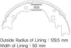 SANGSIN ARKA KAMPANA PABUÇ BALATA KIA BESTA 2.2L R2 92-98 / MAZDA E2200 2.2L R2 RF 91- 0K72A2638Z-K0BL12638Z-0K70Y2638Z OEM: 0K72A2638Z-K0BL12638Z-0K70Y2638Z - SANGSIN SA044 kodlu oto yedek parça