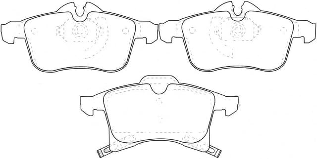 SANGSIN ÖN FREN BALATA OPEL ASTRA H 04- / MERIVA 03- / ZAFIRA 05- / CORSA C D 03- / COMBO 04- OEM: 1605992-93176115-1605080-1605998 - SANGSIN SP1703 kodlu oto yedek parça
