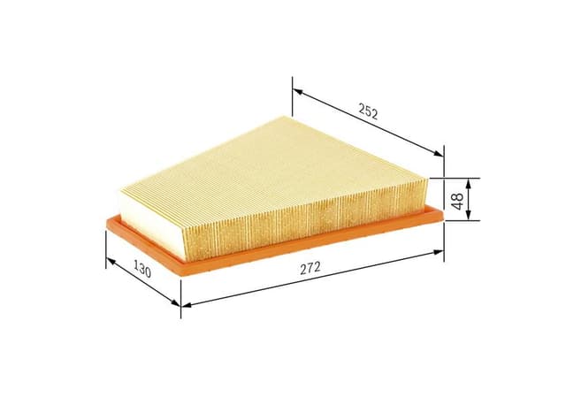 SARDES HAVA FILTRESI BMW N20 F10 F11 E84 Z4 E89 OEM: 13717582908 - SARDES SA2529 kodlu oto yedek parça