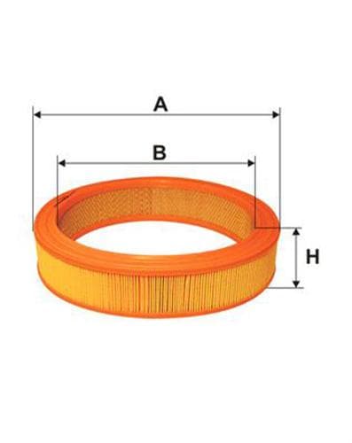 SARDES HAVA FİLTRESİ FELICIA-FAVORİT-OCTAVIA-POLO-GOLF III 56129620-115946202-056129620 OEM: 56129620-115946202-056129620 - SARDES SA357 kodlu oto yedek parça