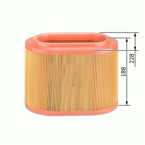 SARDES HAVA FİLTRESİ HYUNDAI STAREX 2.5L D4BH 4D56 D4CB TC TCI CRDI 96- / H-1 STAREX 2.5L Kamyonet LIBERO 01- OEM: 281304A001-281134A001 - SARDES SA454 kodlu oto yedek parça