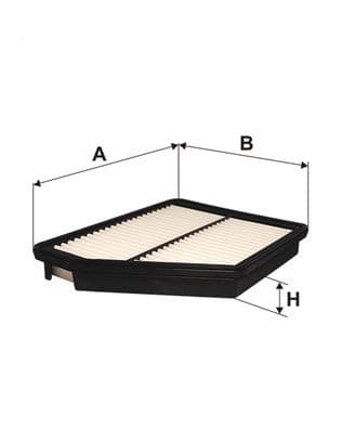 SARDES HAVA FİLTRESİ HYUNDAI MATRIX C2421 x OEM: 2811317500 - SARDES SA481 kodlu oto yedek parça