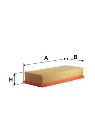 SARDES HAVA FİLTRESİ OPEL AGILA 1.2 16V-1.0 12V 00 4702969 OEM: 4702969 - SARDES SA488 kodlu oto yedek parça