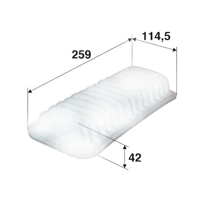 SARDES HAVA FİLTRESİ YARIS I 1.0 12V 99-06 -P107 05 C1 05 1.0 1780123030-1444.RG-1444.PV OEM: 1780123030-1444.RG-1444.PV - SARDES SA508 kodlu oto yedek parça