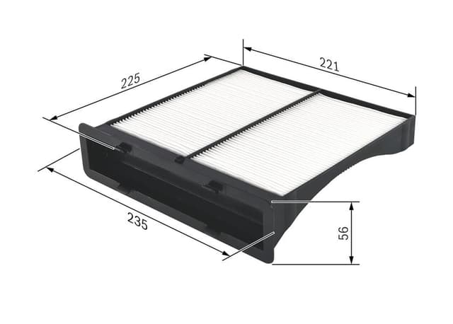 SARDES POLEN FİLTRESİ SUBARU FORESTER-IMPREZA III G3-GH-GR IMPREZA IV GJ. GP LEVORG. XV I OEM: 72880FG000 - SARDES SC3189 kodlu oto yedek parça