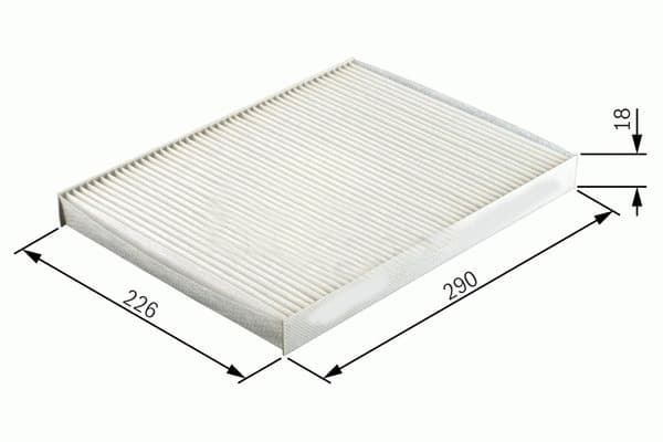 SARDES POLEN FİLTRESİ OMEGA B CU3059 90458294-1808605 OEM: 90458294-1808605 - SARDES SC507 kodlu oto yedek parça