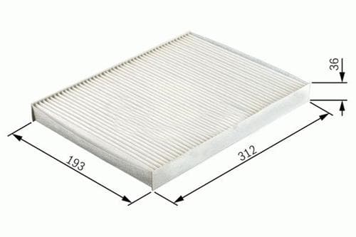 SARDES POLEN FİLTRESİ A6 CU3192 4A0819439A OEM: 4A0819439A - SARDES SC522 kodlu oto yedek parça