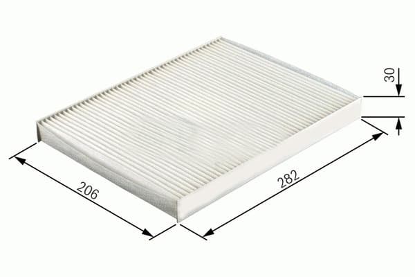 SARDES POLEN FİLTRESİ POLO3-POLO CLASSIC-GOLF3-GOLF4-BORA-A3-TOLEDO 97-04 -PASSAT 01-05 1H0819644-1H0819644A-1H0819644B OEM: 1H0819644-1H0819644A-1H0819644B - SARDES SC549 kodlu oto yedek parça