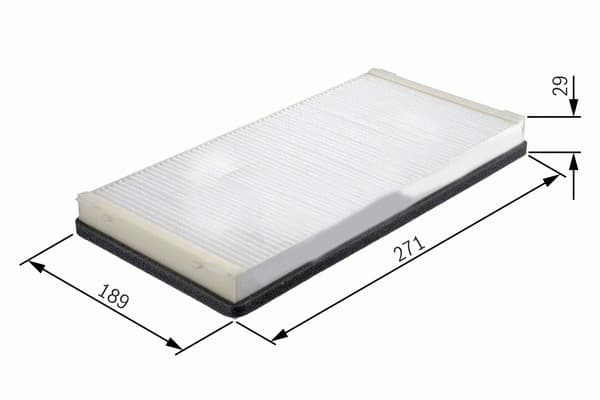 SARDES POLEN FİLTRESİ P405-P309 CU2861 6447.93 OEM: 6447.93 - SARDES SC571 kodlu oto yedek parça