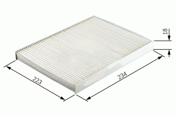 SARDES POLEN FİLTRESİ MGN SCENIC 1.4-1.6-1.9-2.0 97-99 OEM: 7700428820 - SARDES SC630 kodlu oto yedek parça