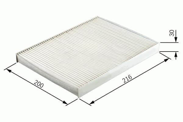 SARDES POLEN FİLTRESİ P4007-CITROEN C-CROSSER-MITSUBISHI LANCER VIII-OUTLANDER II-COLT 08 CU2141 6447.ZX-7803A004 OEM: 6447.ZX-7803A004 - SARDES SC838 kodlu oto yedek parça