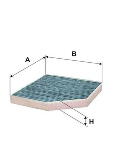 SARDES POLEN FİLTRESİ A6- A7- A8 2.0-2.8-3.0 FSI-TDI 2011 KARBONLU 4H0819439 OEM: 4H0819439 - SARDES SCA3096 kodlu oto yedek parça