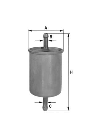 SARDES YAKIT FİLTRESİ VECTRA A-ASTRA F-P106-P205-P306-P309-POLO-CADDY-CORDOBA-AUDI A6-IBIZA-INCA-LEXCAN x OEM: 1567.28-6N0201511-4435144-818513 - SARDES SF108 kodlu oto yedek parça