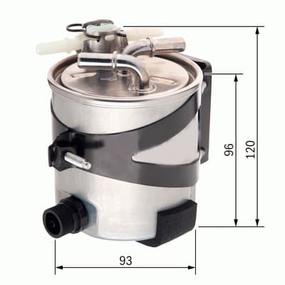 SARDES YAKIT FİLTRESİ MGN II-SCENIC II 1.5 DCI-2.0 DCI 05 x 8200697875-8200506046-8200564638 OEM: 8200697875-8200506046-8200564638 - SARDES SF283 kodlu oto yedek parça